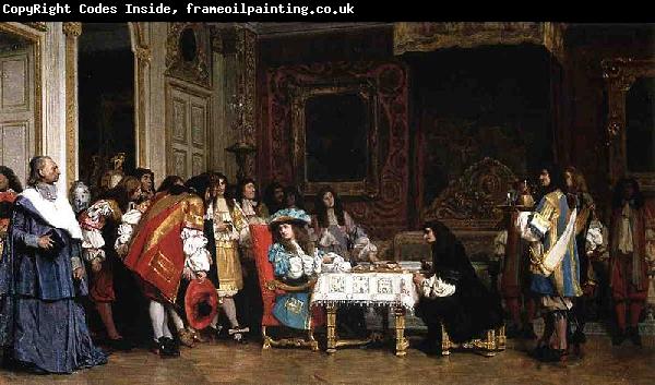 Jean Leon Gerome Louis XIV and Moliere